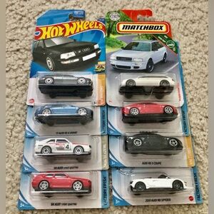 Hot Wheels/Matchbox Audi Cars Lot (8)
